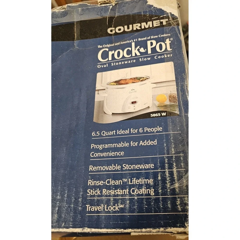 Vintage 2001 RIVAL 6.5QT CROOKPOT - Never Used